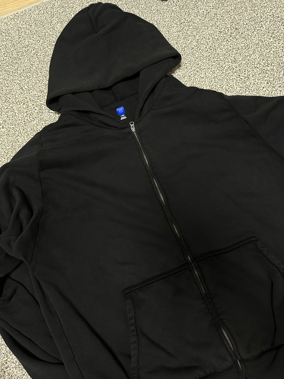 이지갭 후드집업 블랙L 상품이미지1