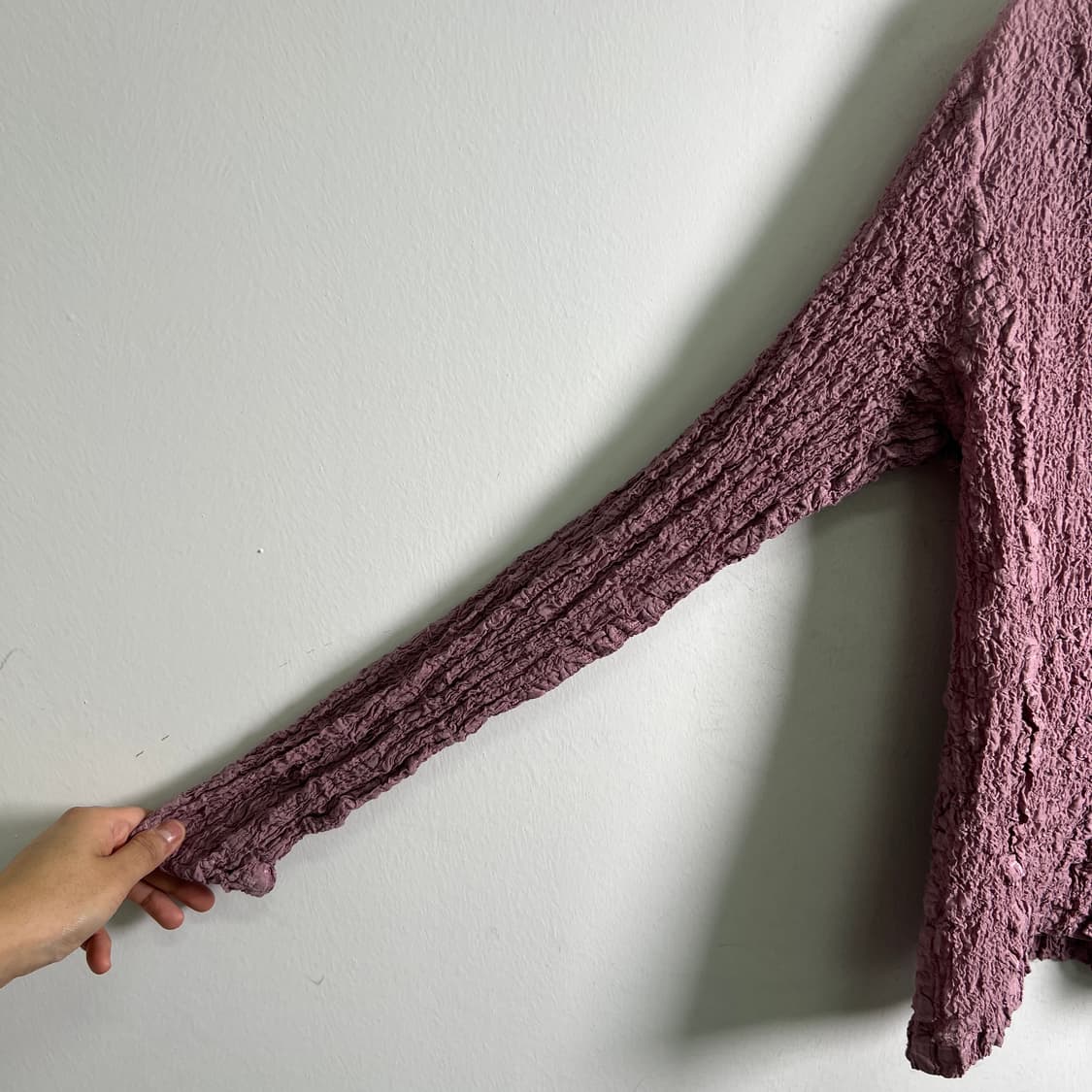 이세이미야케 me 컬리플라워 셔츠 가디건 상품이미지5