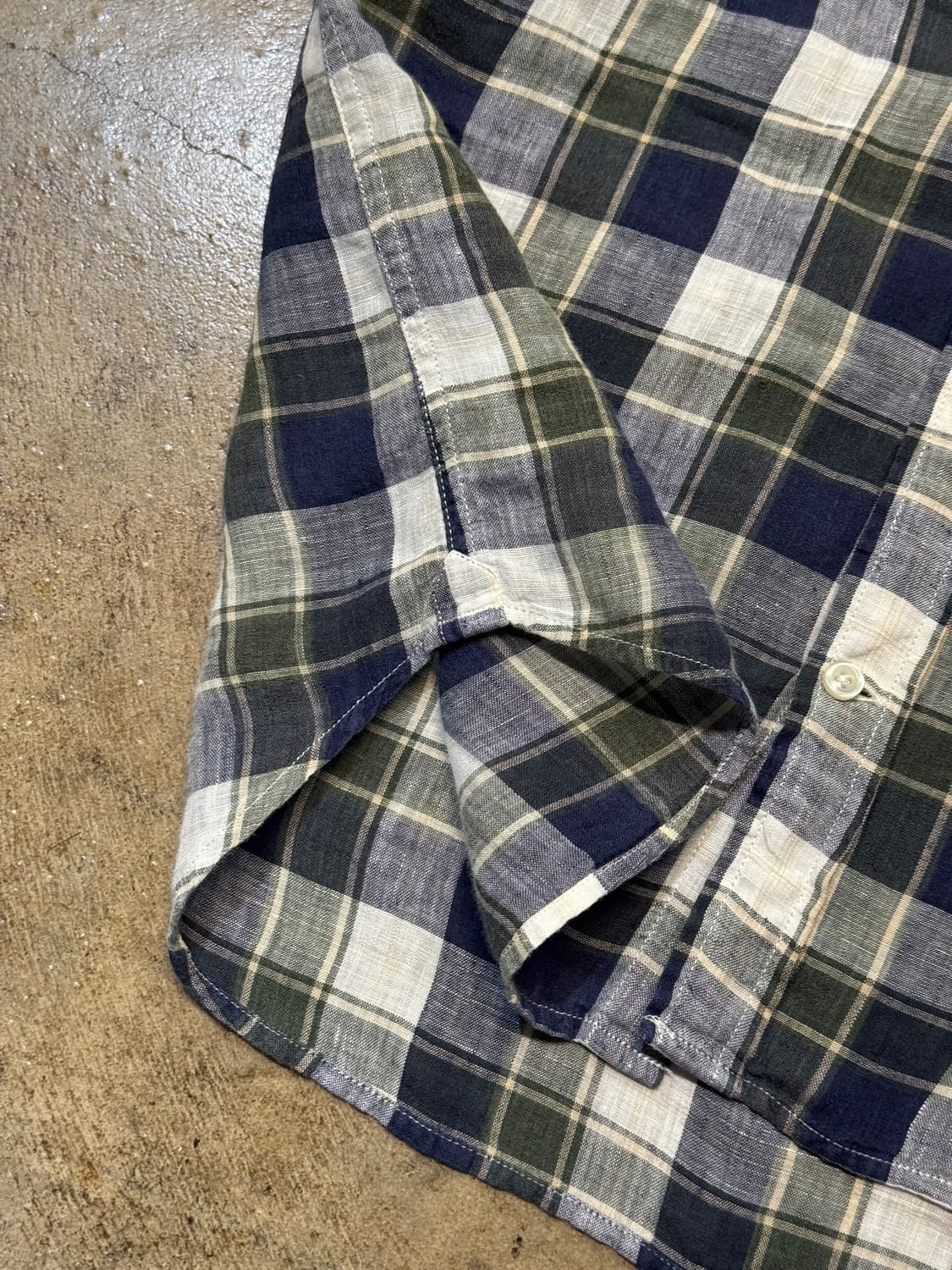 44-66 ) GAP Plaid Linen Shirt 상품이미지6