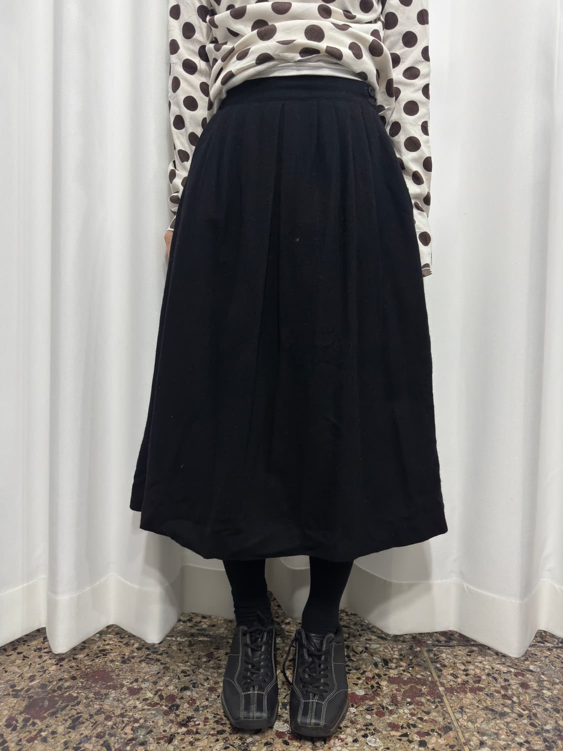 aylesbury wool midi skirt 상품이미지1