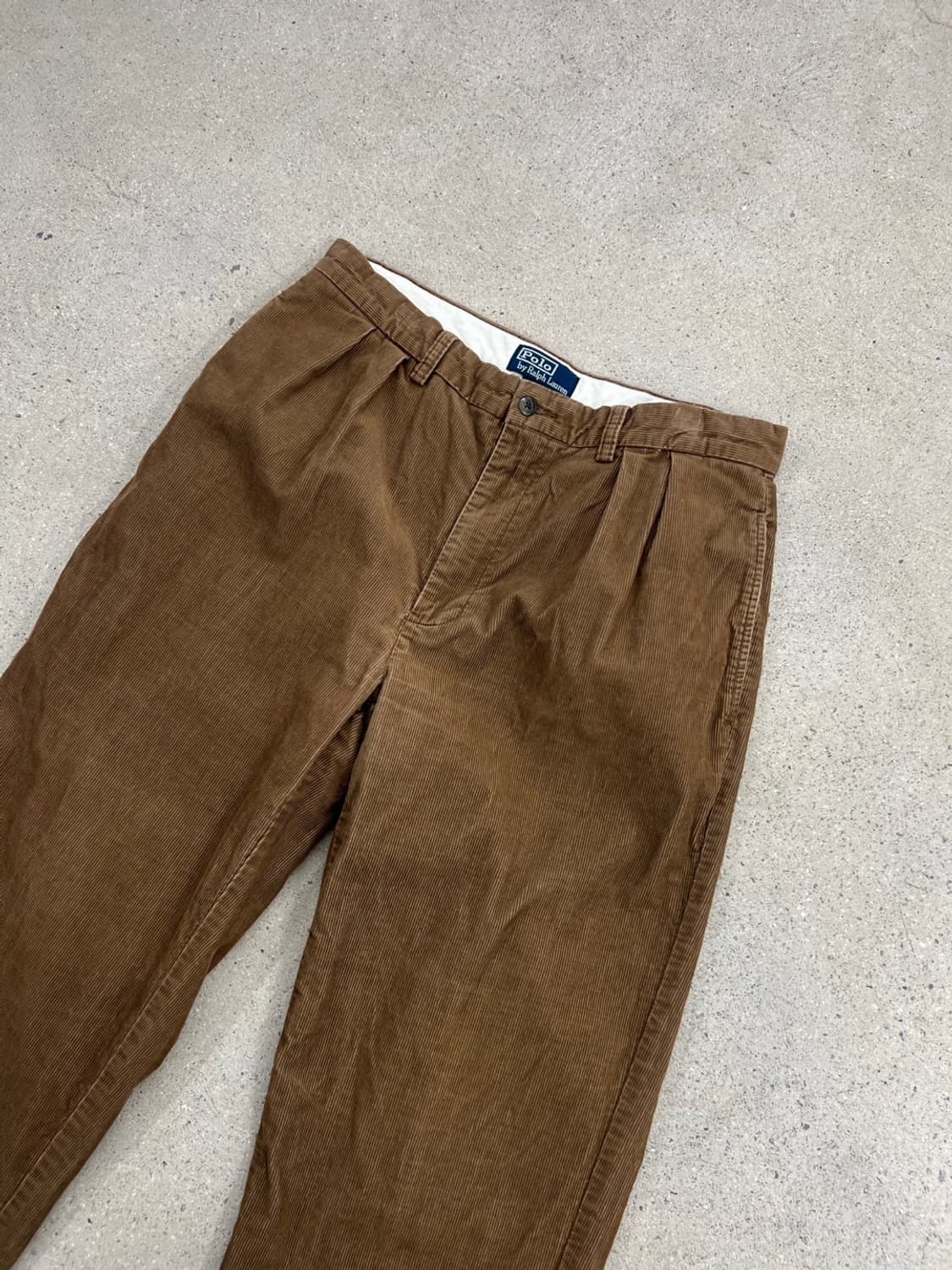 폴로 랄프로렌 00s 브라운 코듀로이 팬츠 상품이미지4