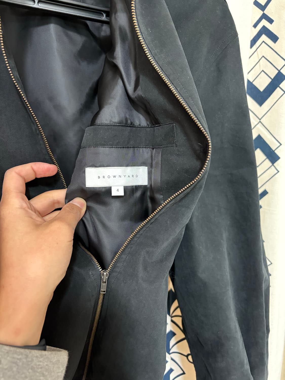 브라운야드 / 스탠드 카라 블루종 상품이미지4