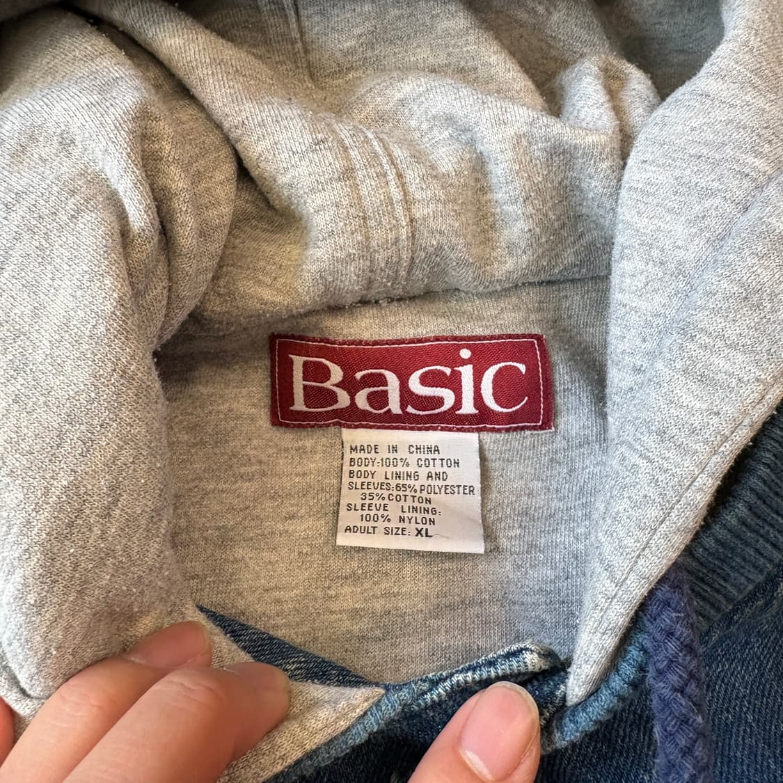 빈티지 데님 베이스볼 자켓 상품이미지5