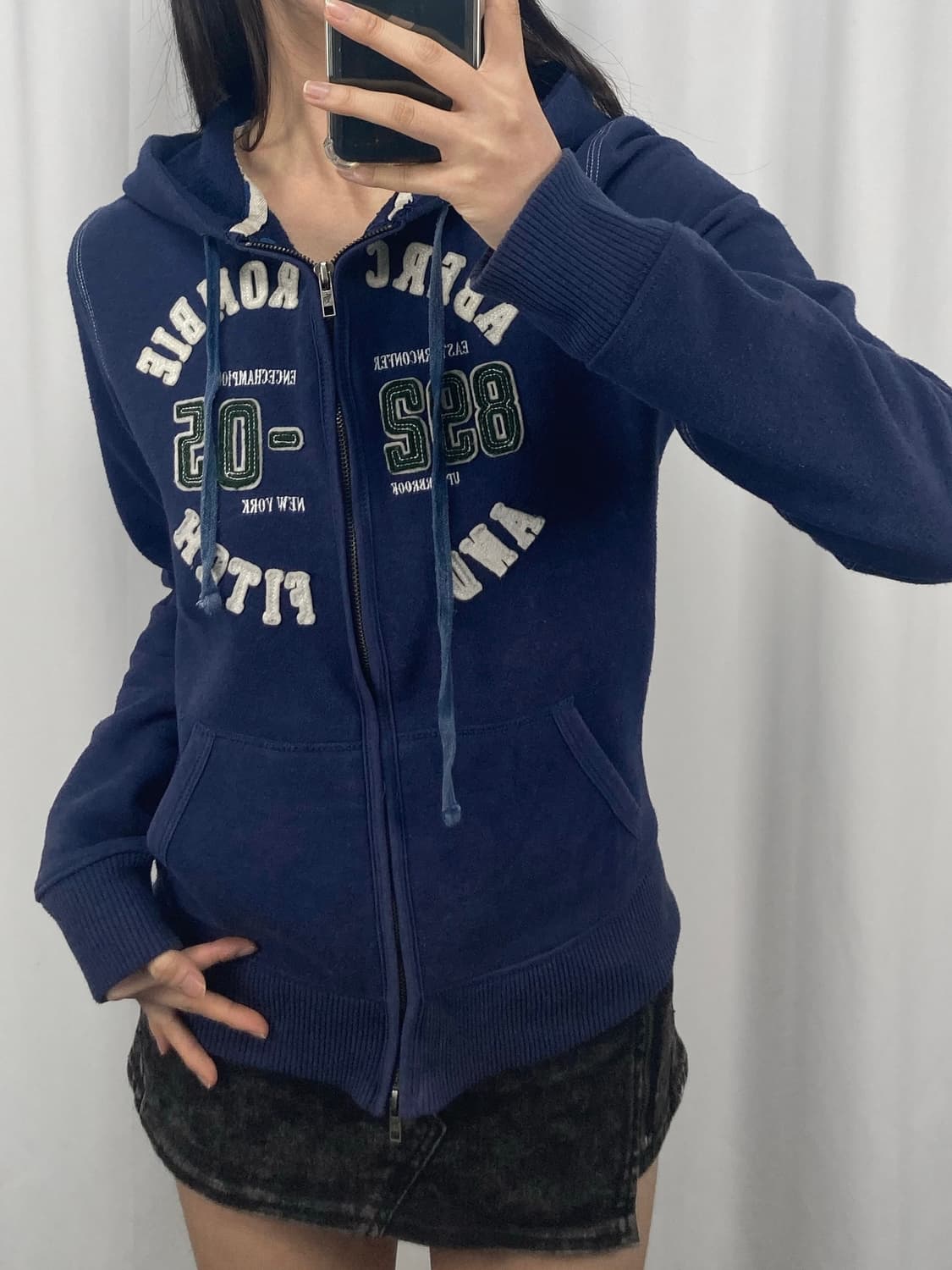 아베크롬비 네이비 후드집업 상품이미지1