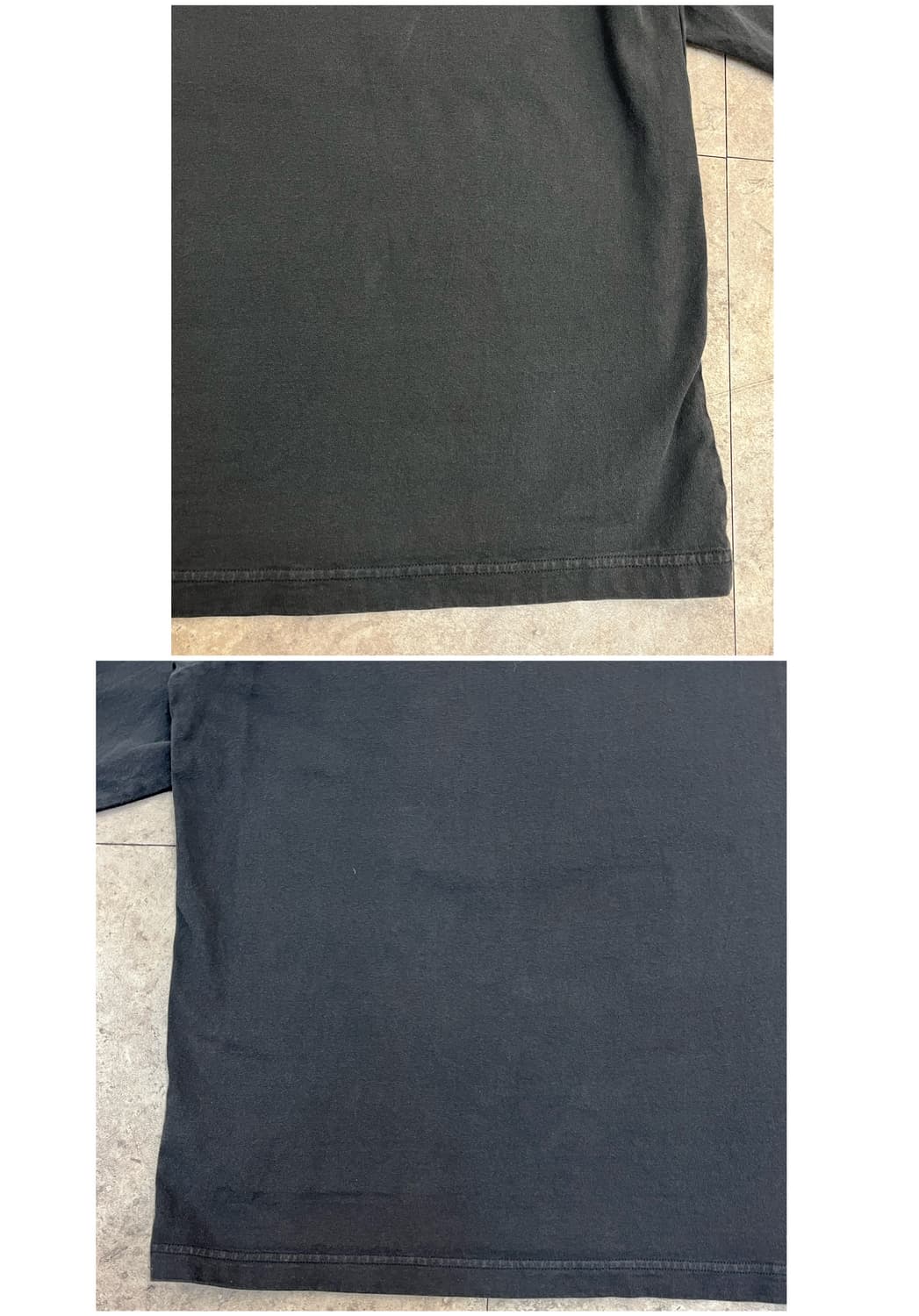 이지갭 롱슬리브리스 긴팔티 차콜 XL #csz3246 상품이미지9