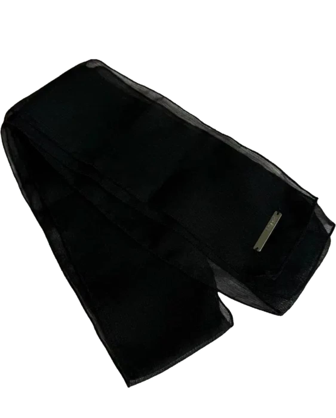 실사o) 미세키서울 쉬어 스카프 블랙 상품이미지6