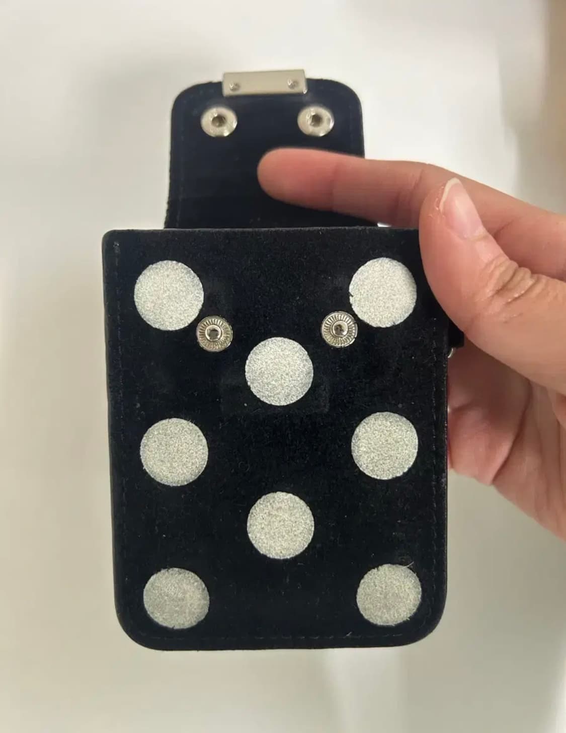 무부우즈 Dot Wallet 블랙 카드지갑 상품이미지4