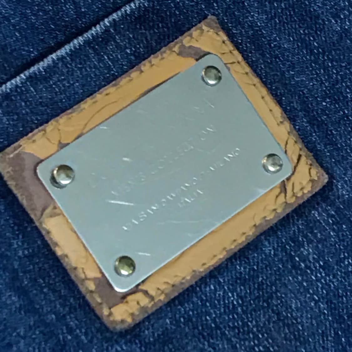 돌체 앤 가바나 진청 하드 워싱 데님 팬츠 청바지 허리 33 사이즈 상품이미지6