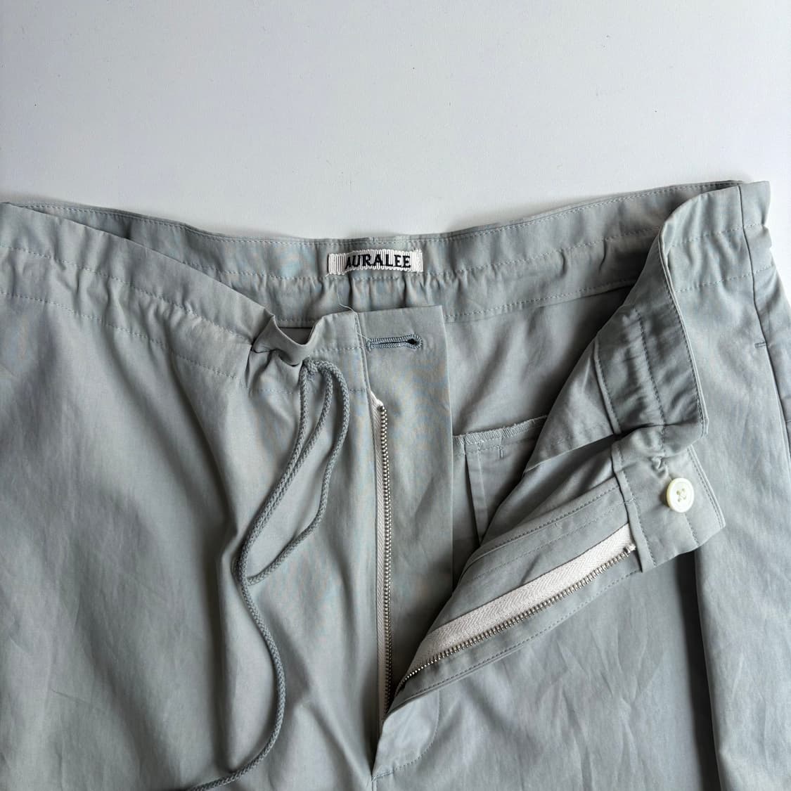 오라리 코튼 릴렉스 와이드 팬츠 상품이미지5