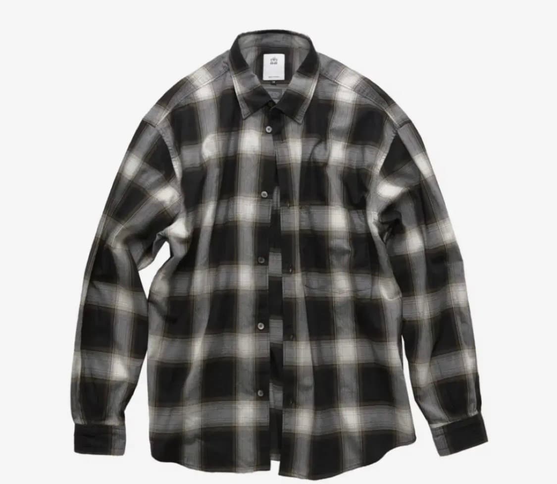 2) 폴리테루 루즈드 체크 셔츠 상품이미지1