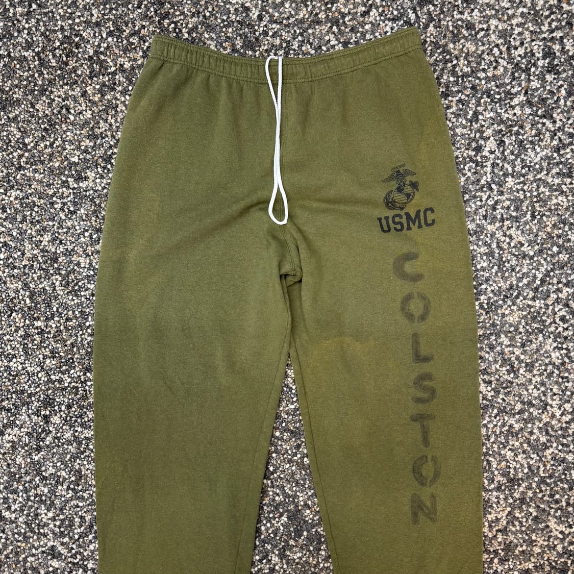 빈티지 USMC 미 해병대 스웻 팬츠 (L) 상품이미지2
