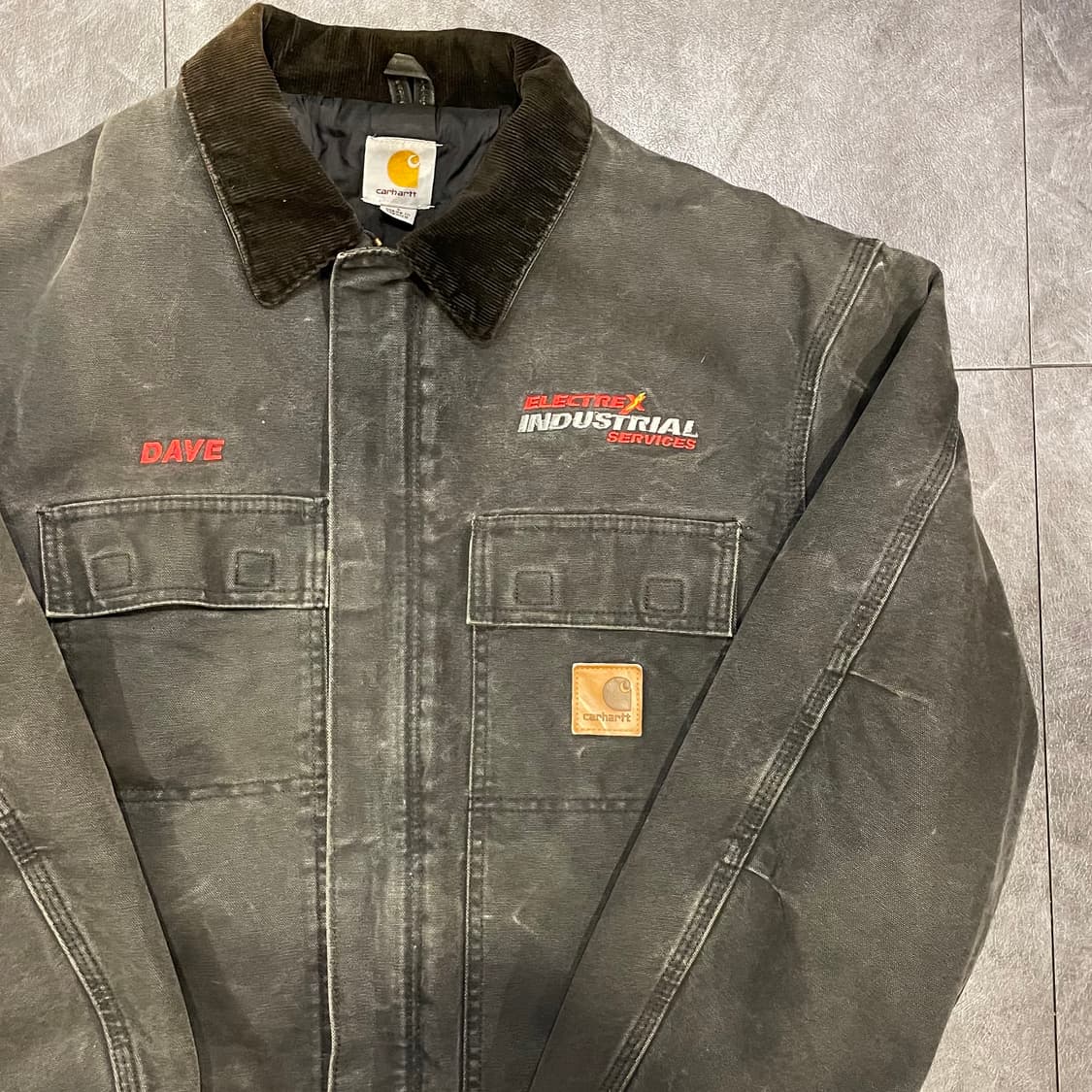 Carhartt 칼하트 차콜 워크자켓 상품이미지3