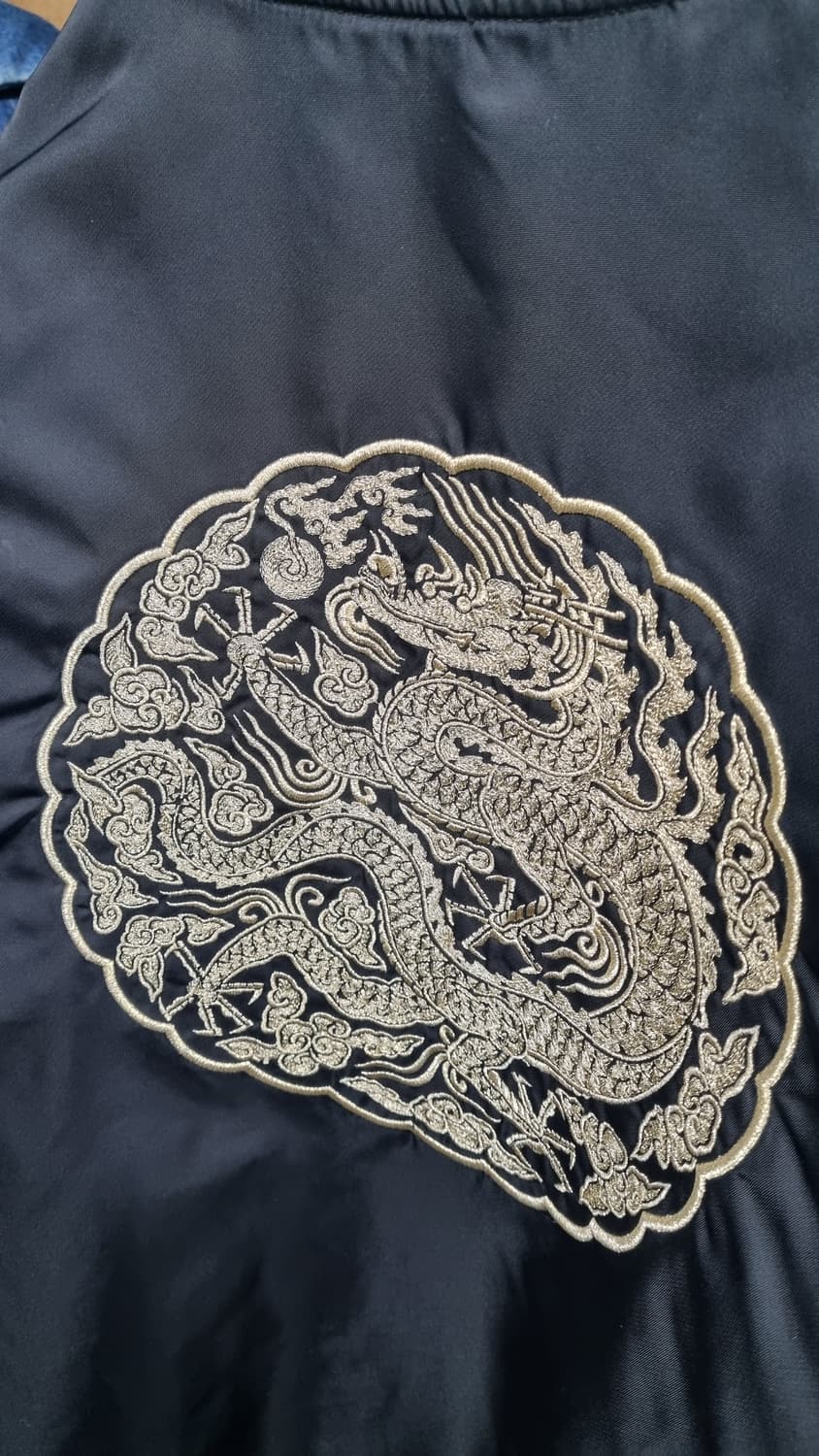 정조왕 용자수 검정항공점퍼 (어바웃엠브로) xL(105~110) 상태좋음 상품이미지4