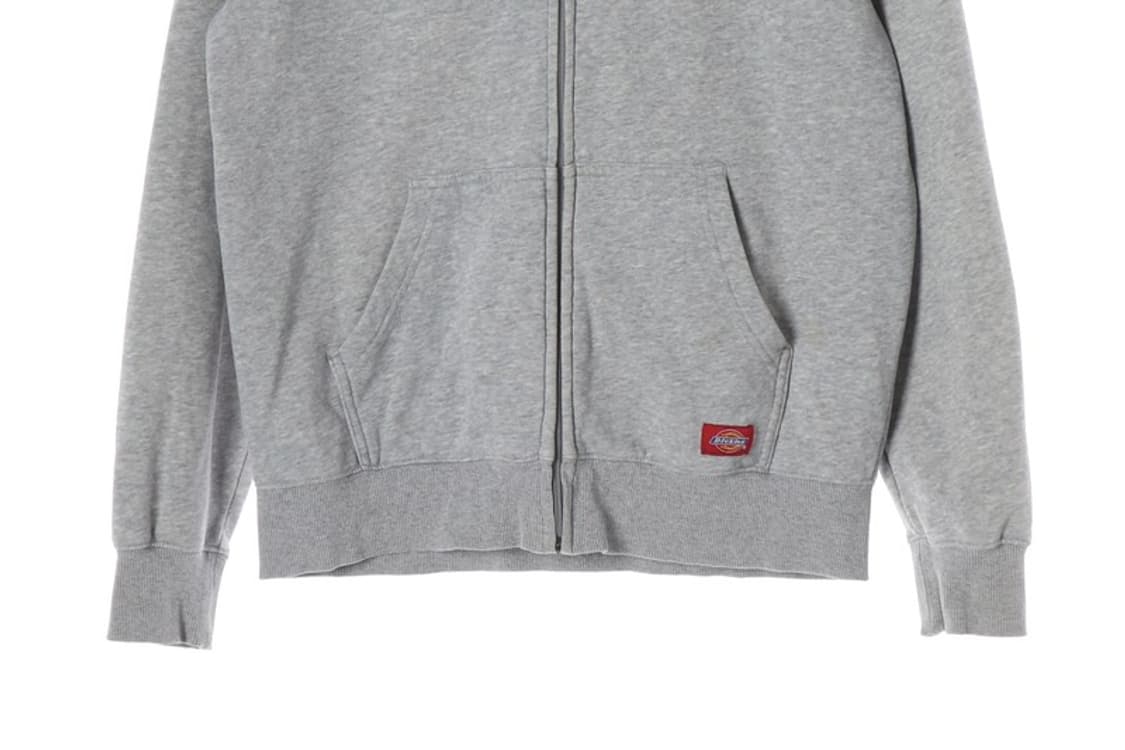 디키즈 그레이 빈티지 레터링 후드 집업 M 상품이미지4