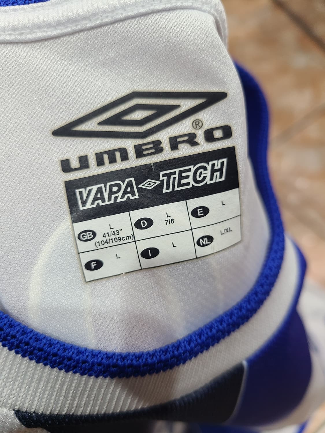 엄브로 03 04 첼시 올드레플 축구져지  상품이미지9