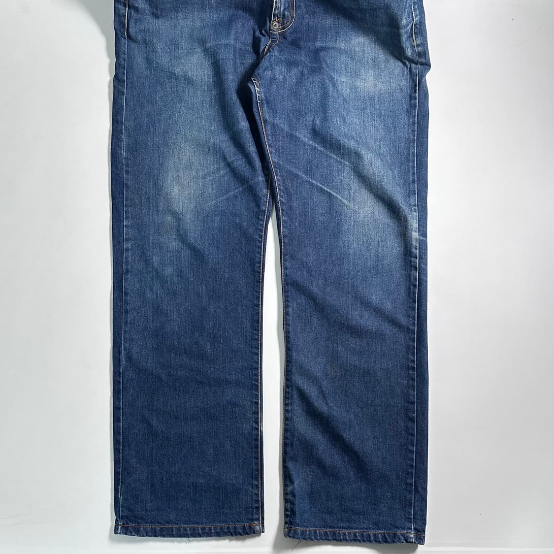 에비수 백 페인팅 데님 팬츠 상품이미지4