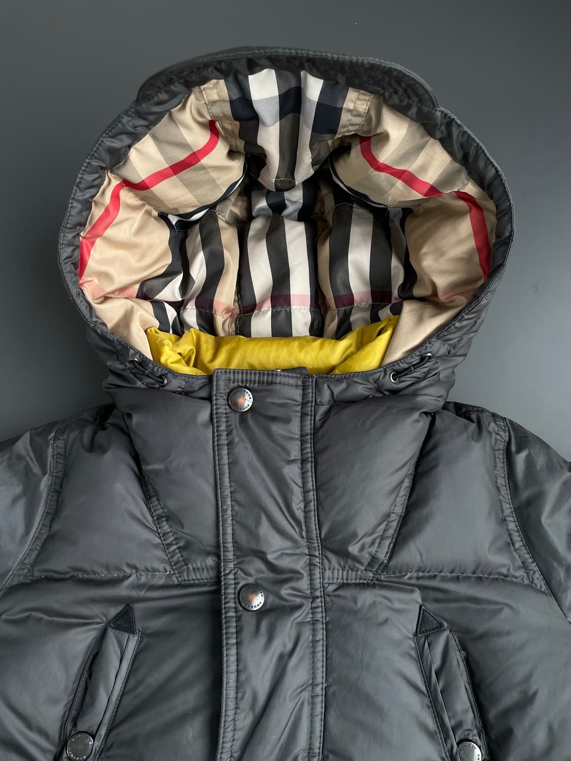 [10Y] 버버리 키즈 칠드런 레이어드 다운 패딩 상품이미지4