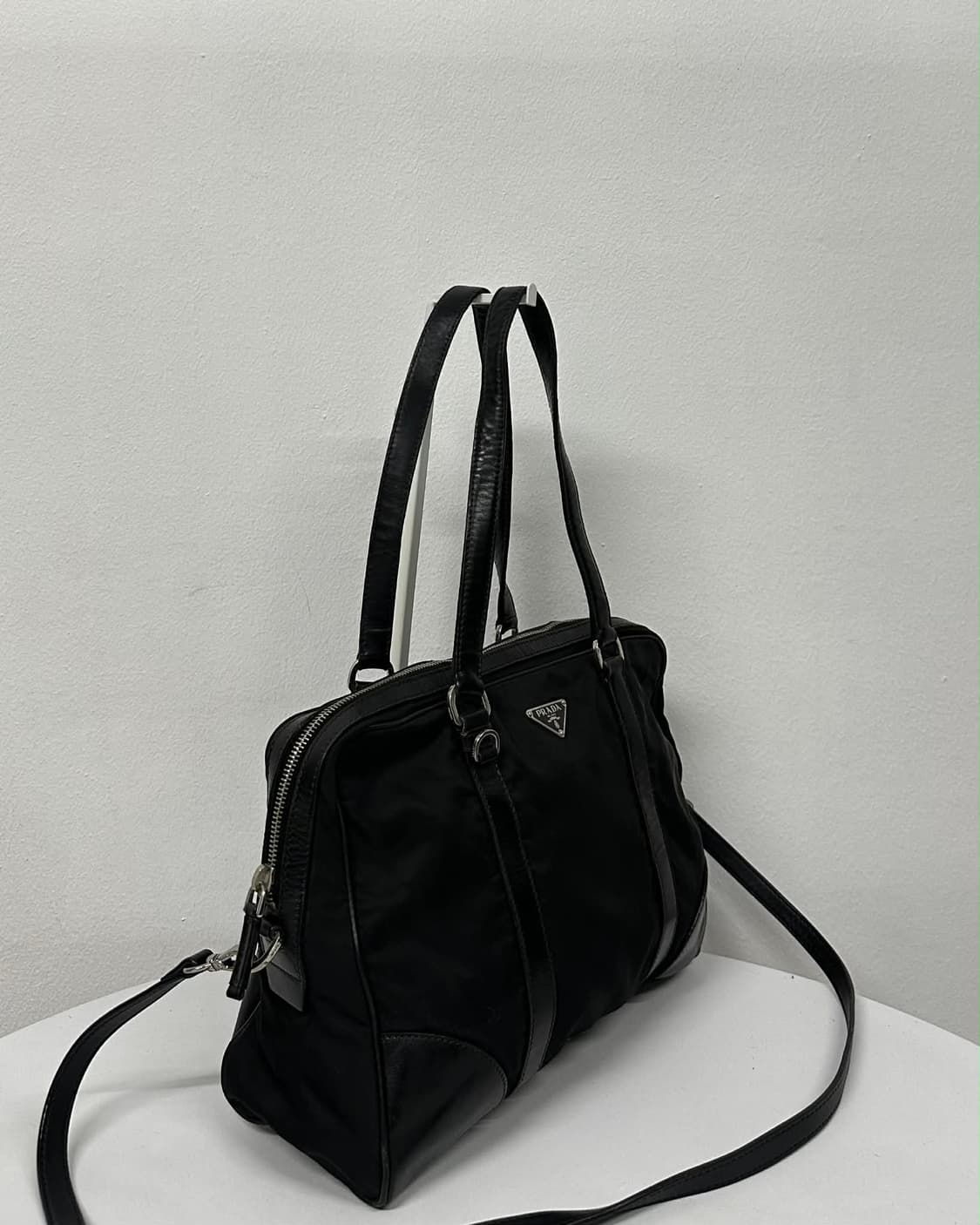 프라다 리나일론 레더 투웨이 토트 숄더백 상품이미지4