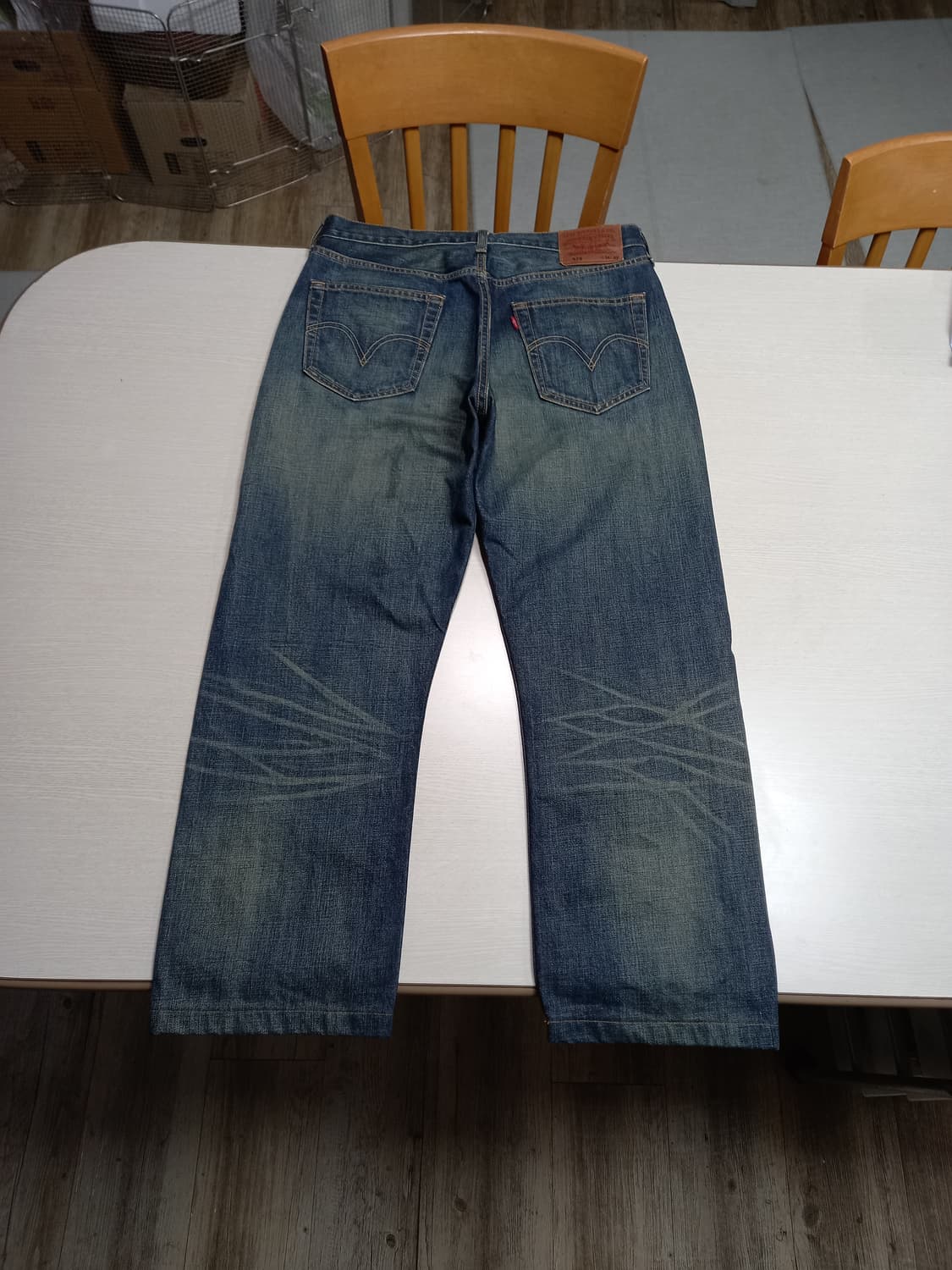 33 리바이스520 녹워싱 일자진 33-457 상품이미지2