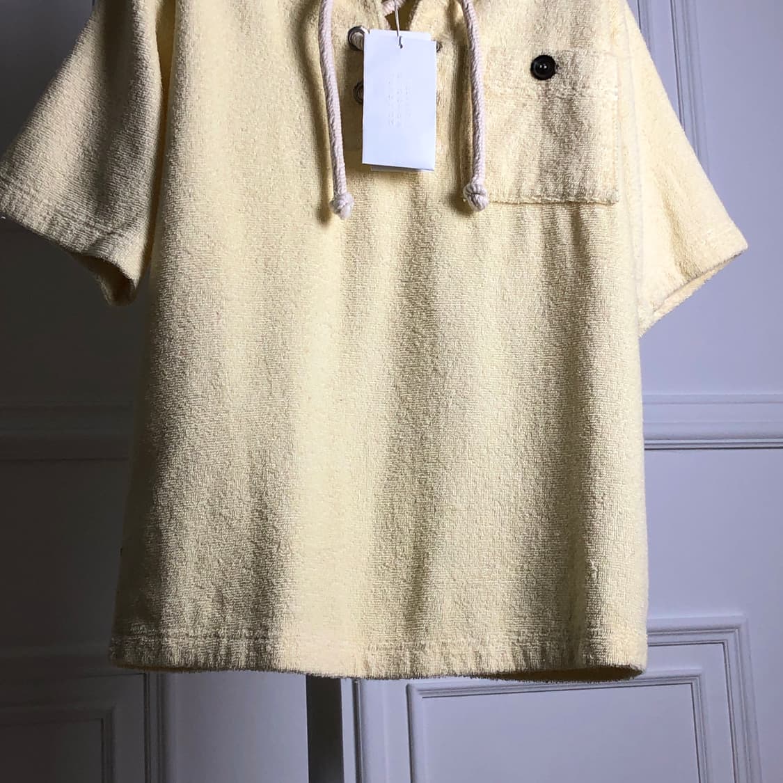 마르지엘라 오픈카라 스트랩 셔츠 상품이미지5