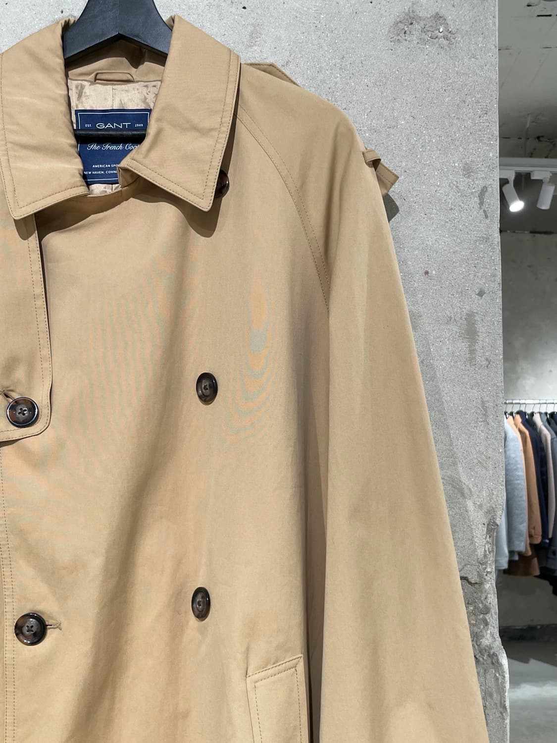 간트 베이지 벨티드 트렌치 코트  상품이미지3