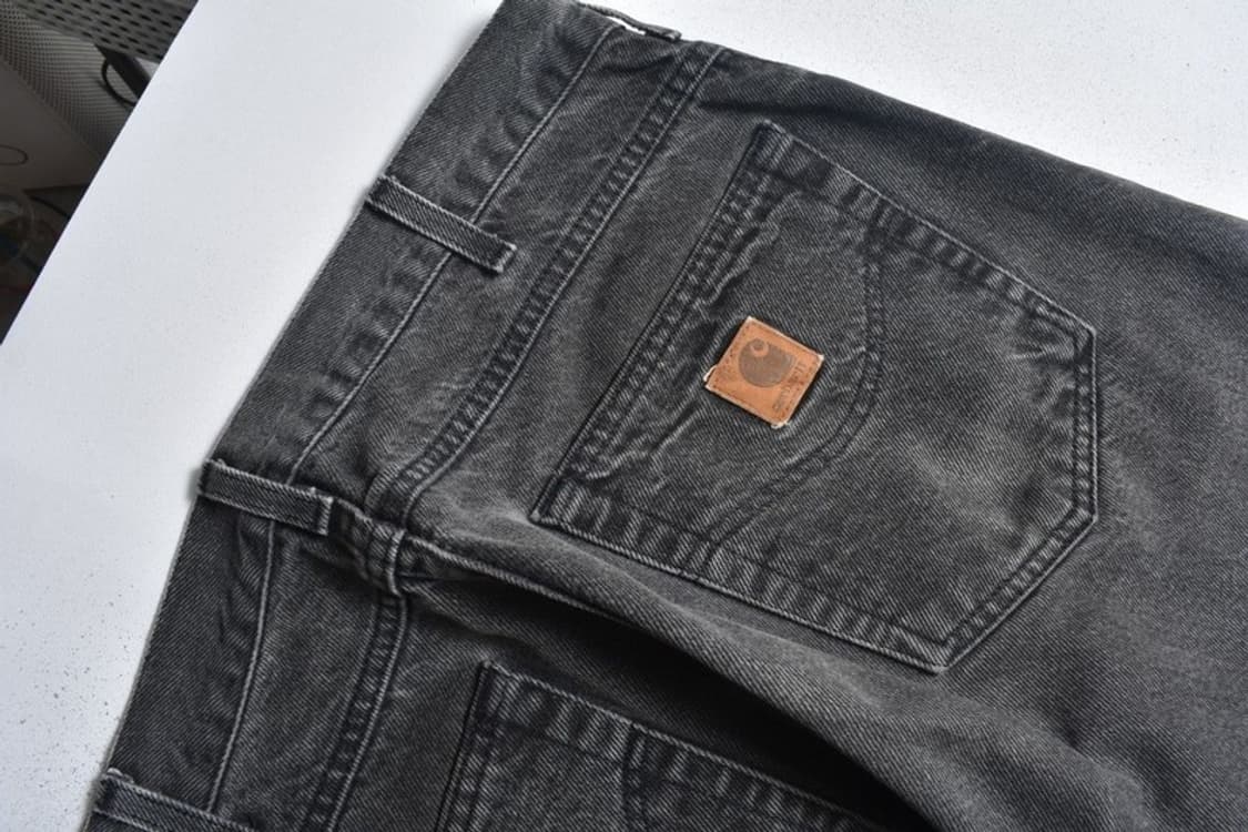칼하트 워싱 흑청 청바지 N0965 상품이미지5