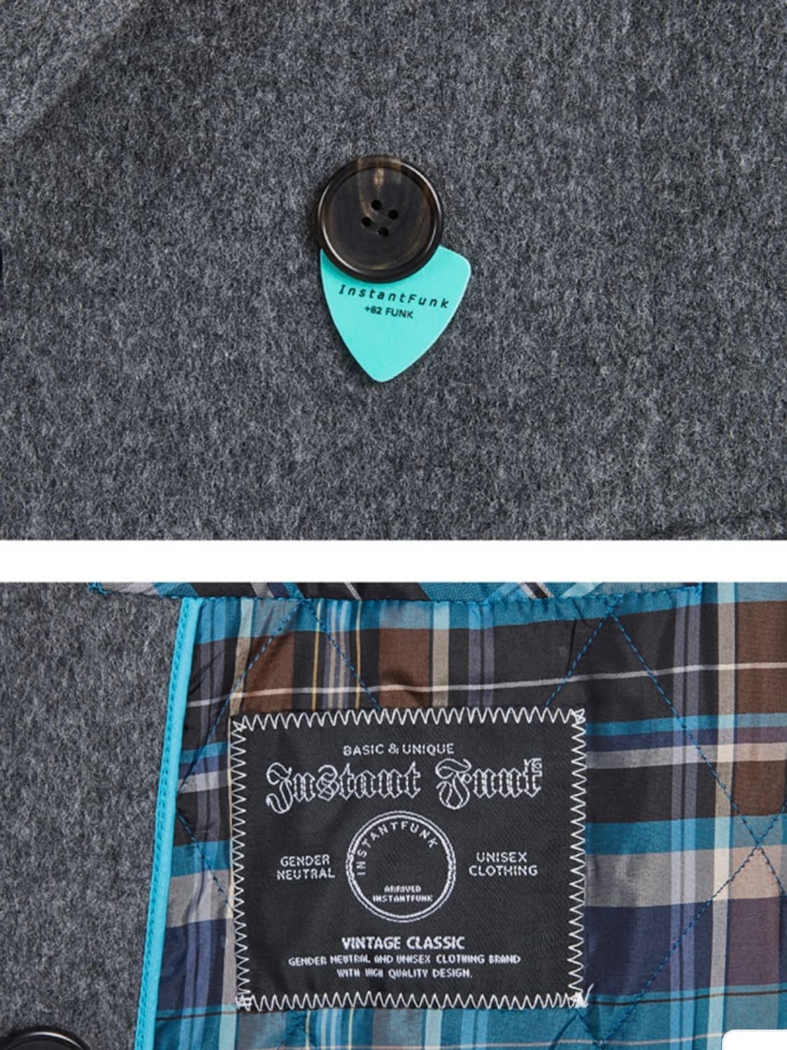 인스턴트펑크 리버시블 롱 코트 카멜 상품이미지6