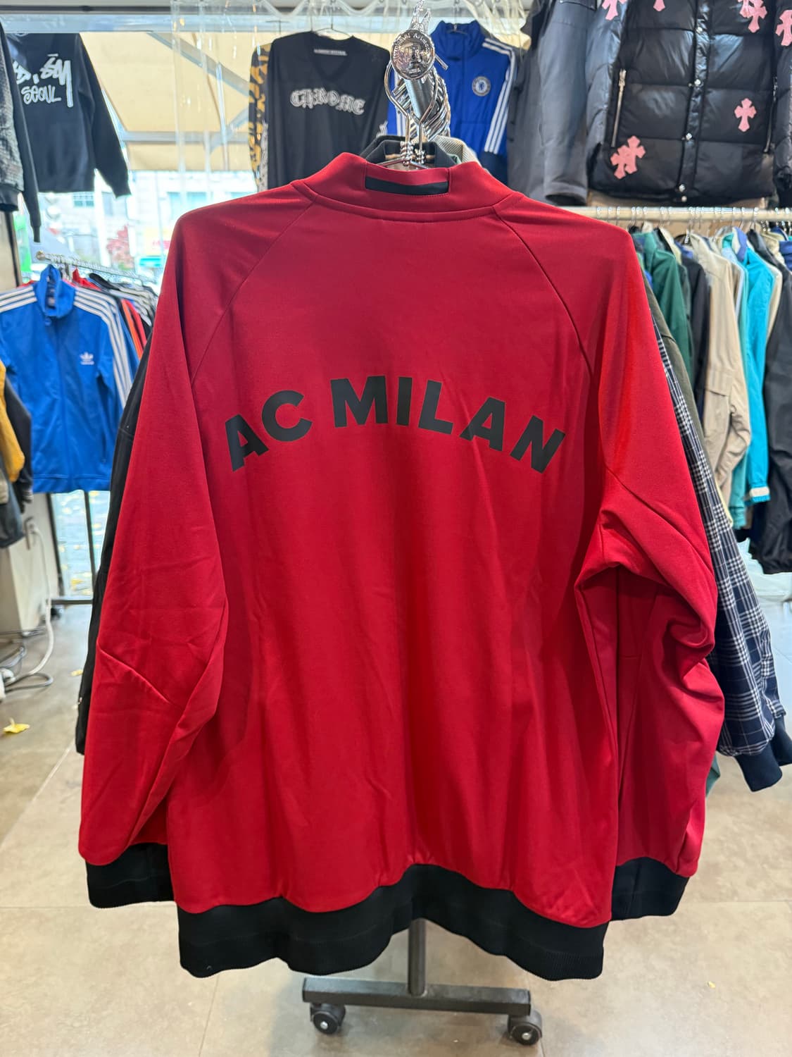 아디다스 AC 밀란 트랙탑 져지 XL 상품이미지3