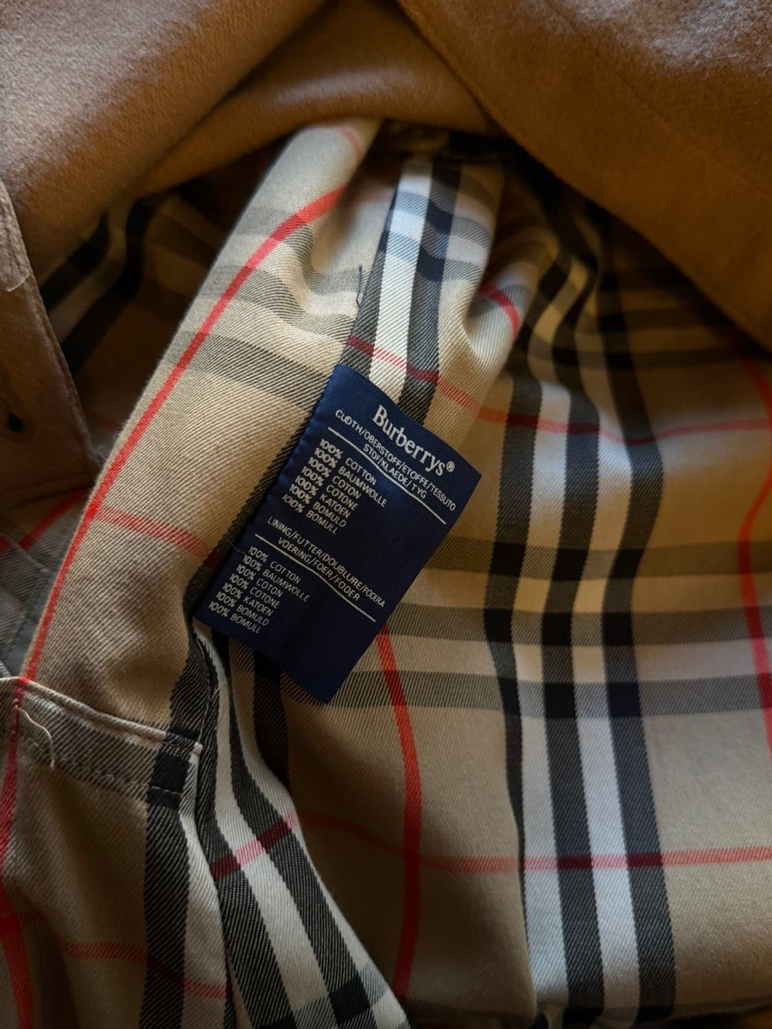 버버리 원패널 트렌치 코트 100 상품이미지5