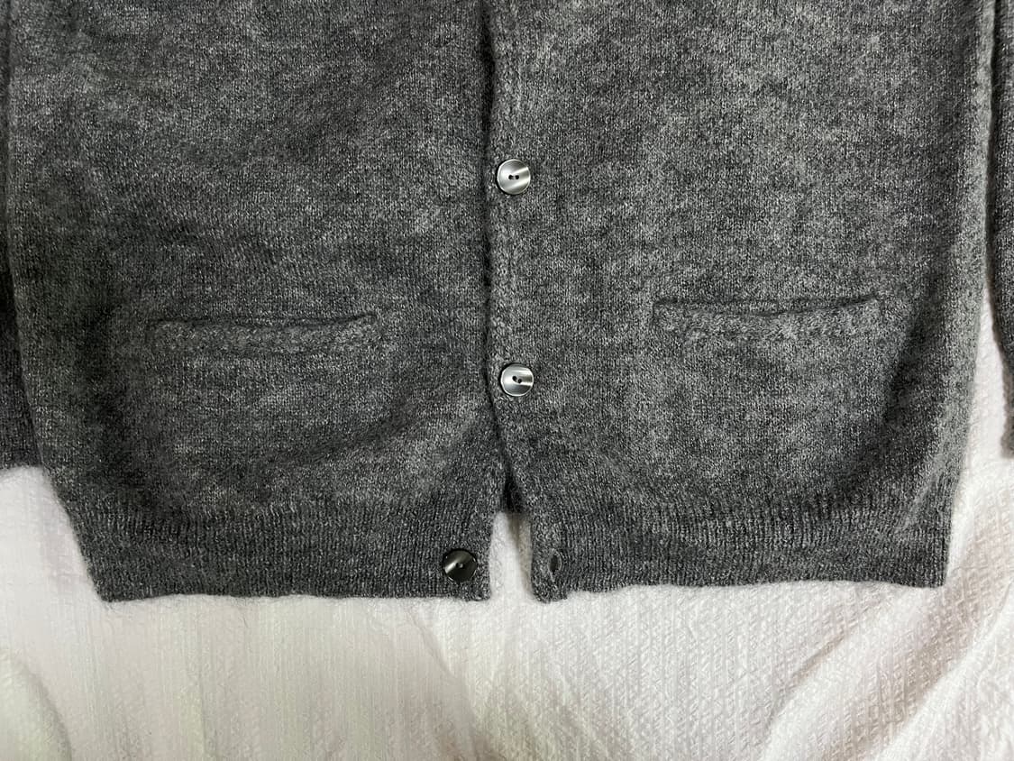(3)언유즈드 Unused 모헤어 가디건 그레이 상품이미지4