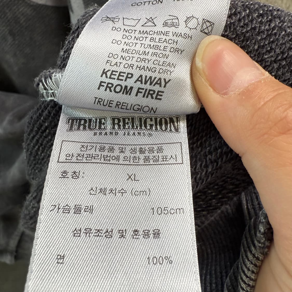 [XL] 트루릴리전 안티스모그 크루넥 상품이미지6