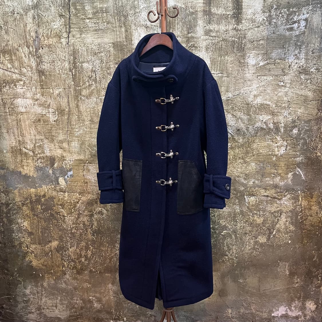 룸쉐 Rumché 파이어맨 울 롱코트 상품이미지1