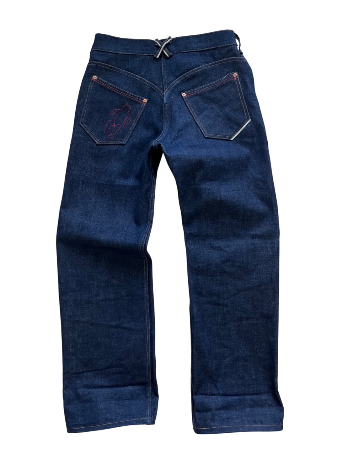 21.5 온스 curved yoke selvedge denim pants 상품이미지1