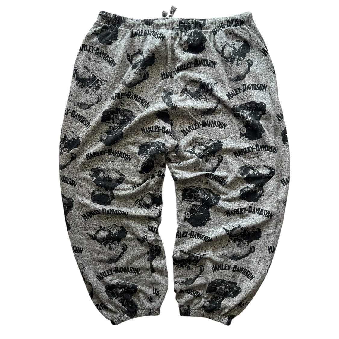 빈티지 90s Harley Davidson 엔진 AOP 스웻팬츠 상품이미지2