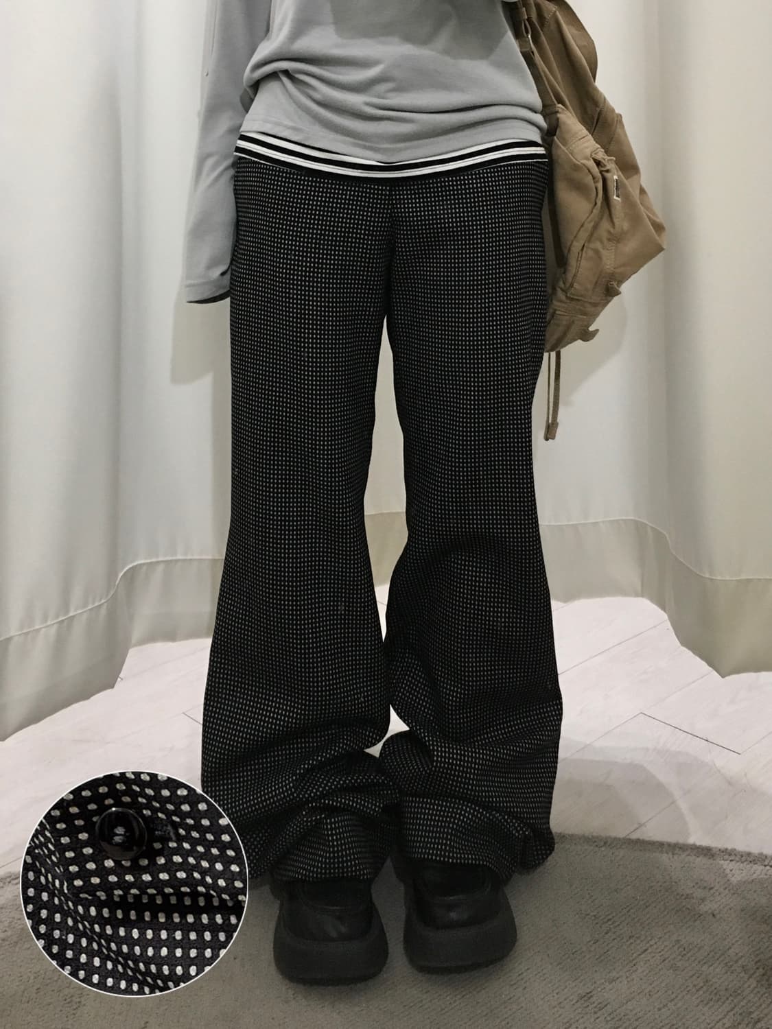 Dot wide pants 상품이미지1