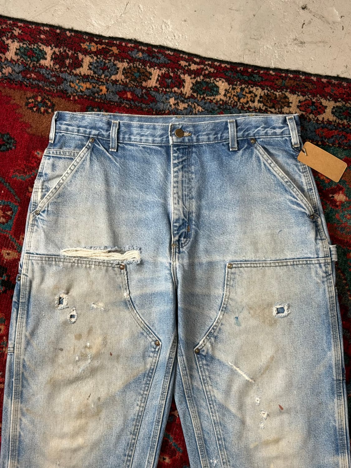 00's OG 칼하트 B07 더블니 팬츠 칼하트 데님 더블니 상품이미지5