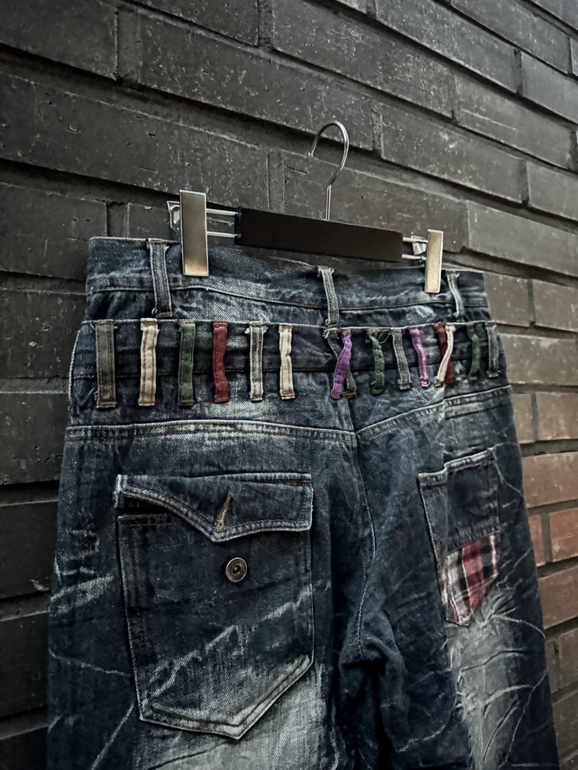 Crushed Check Pocket Pants 상품이미지6