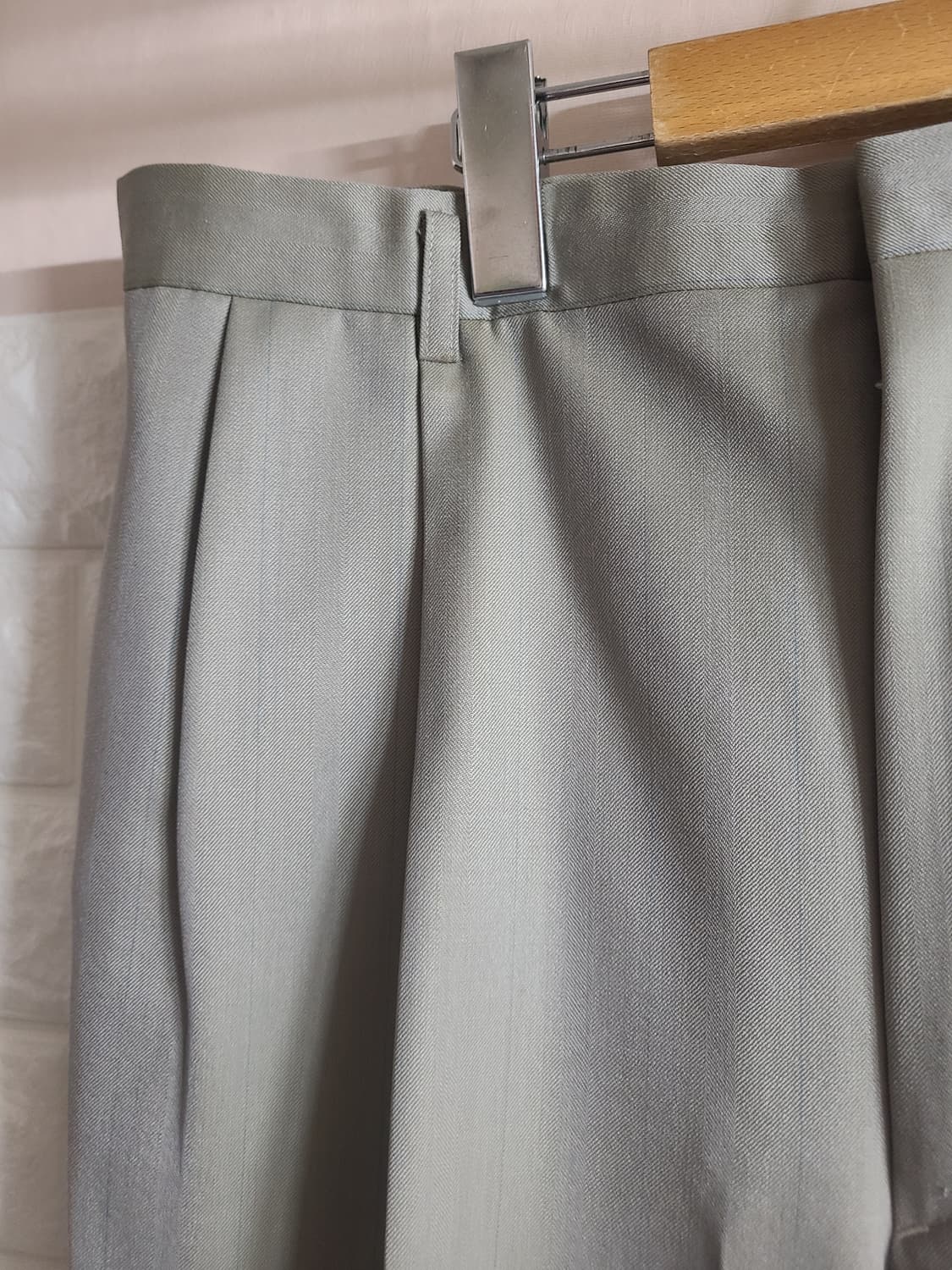입생로랑 핀턱 슬랙스 정장 바지(32-33) 상품이미지2