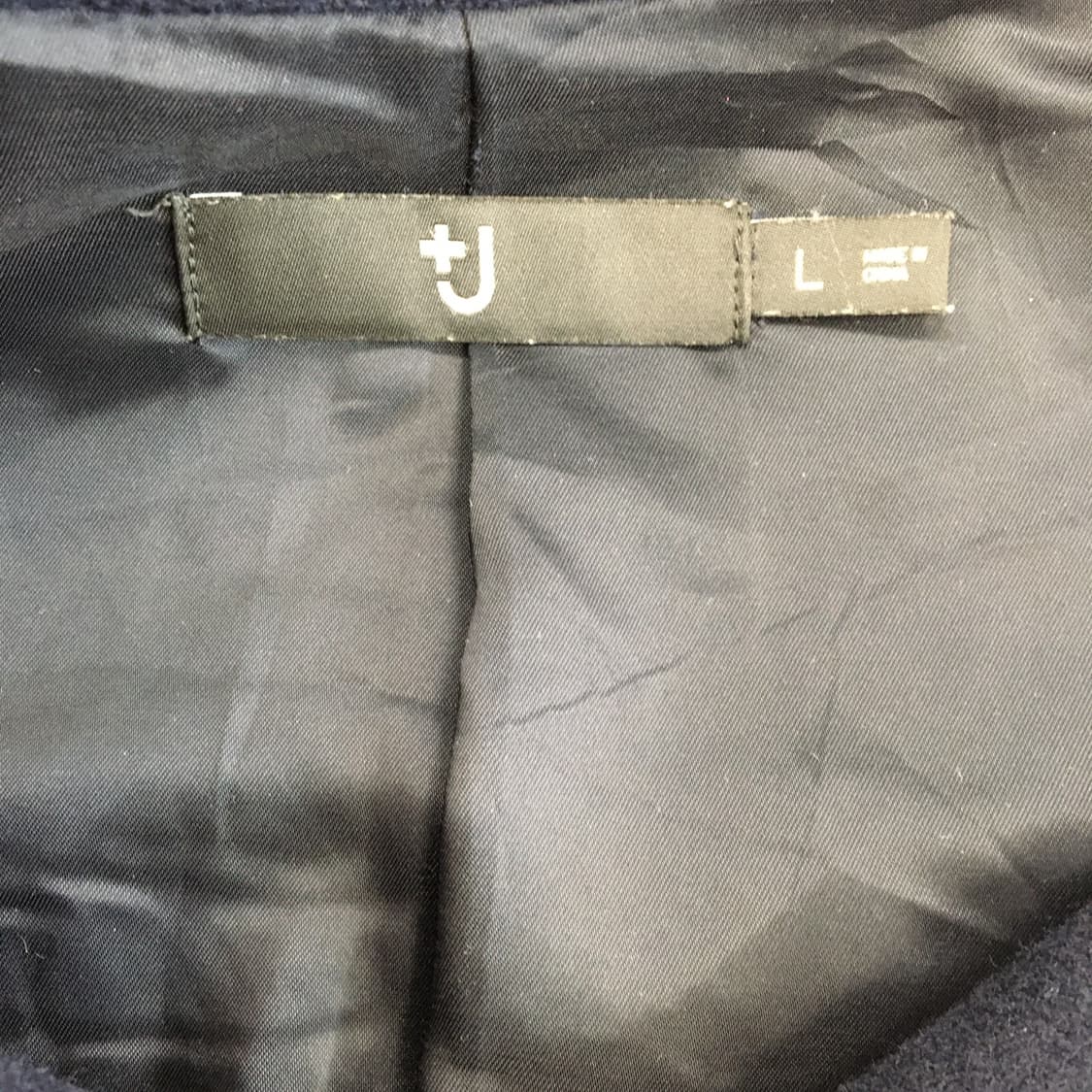 유니클로 질샌더 JPN 울 오버자켓 L  상품이미지4