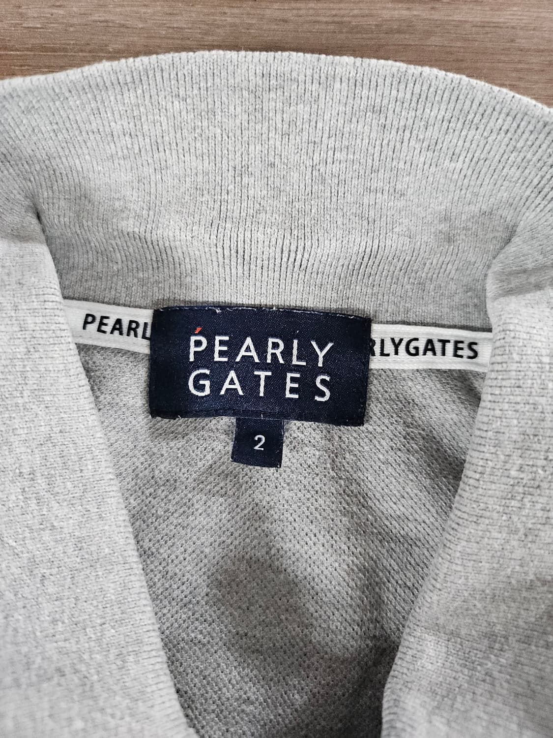 PEARLY GATES 골프웨어 PK 티셔츠 회색 2 상품이미지4