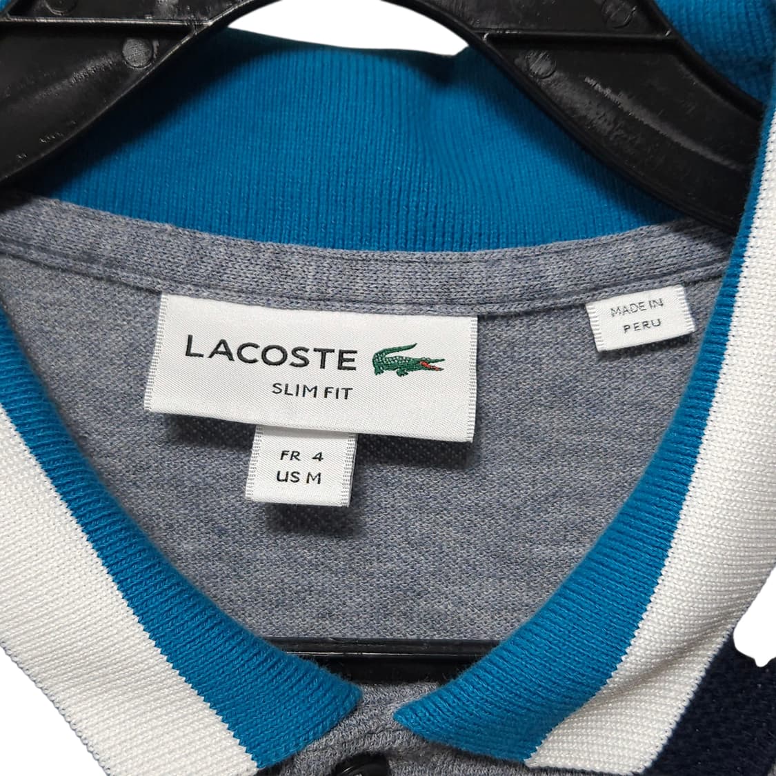 LACOSTE 라코스테 배색 반팔 카라티 남성95 상품이미지3