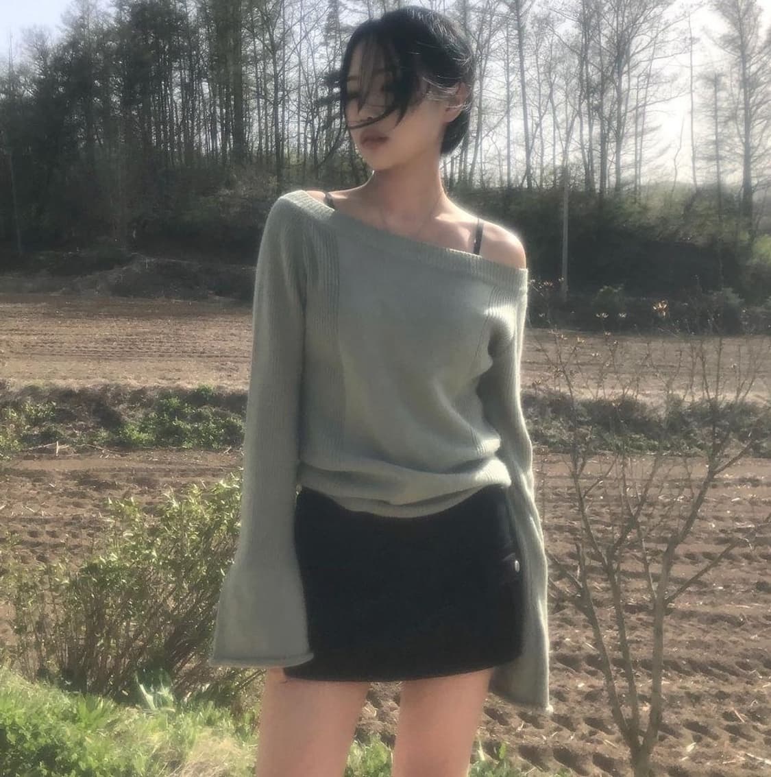 애즈온 매디 아일렛 니트 아이보리 상품이미지6