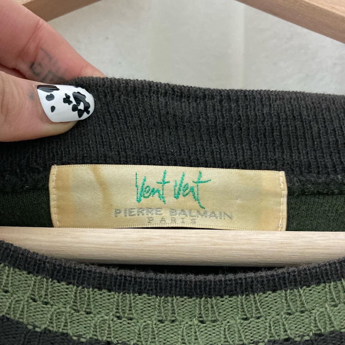 발망 딥그린 앞프린팅 맨투맨 상품이미지3