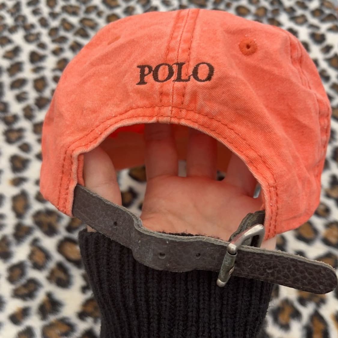 폴로 랄프로렌 레트로 Y2K 빈티지 오렌지 볼캡 C09728 상품이미지4