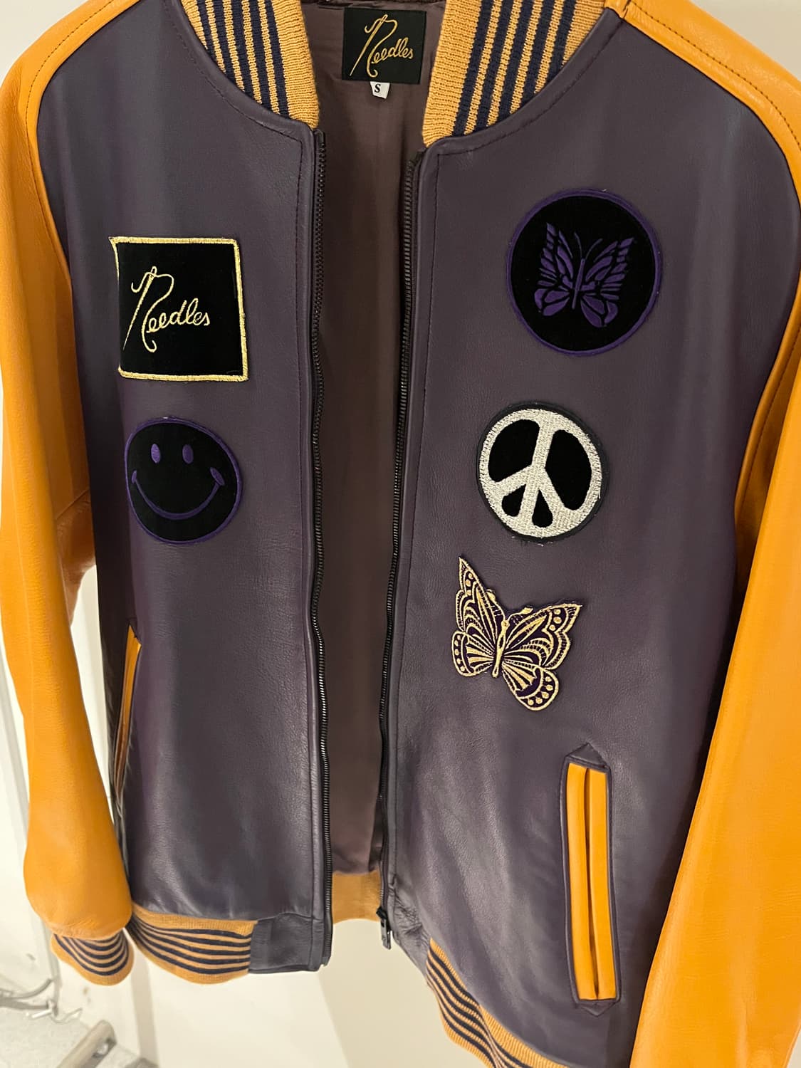 Needles Cowhide Leather Award Jacket 상품이미지3