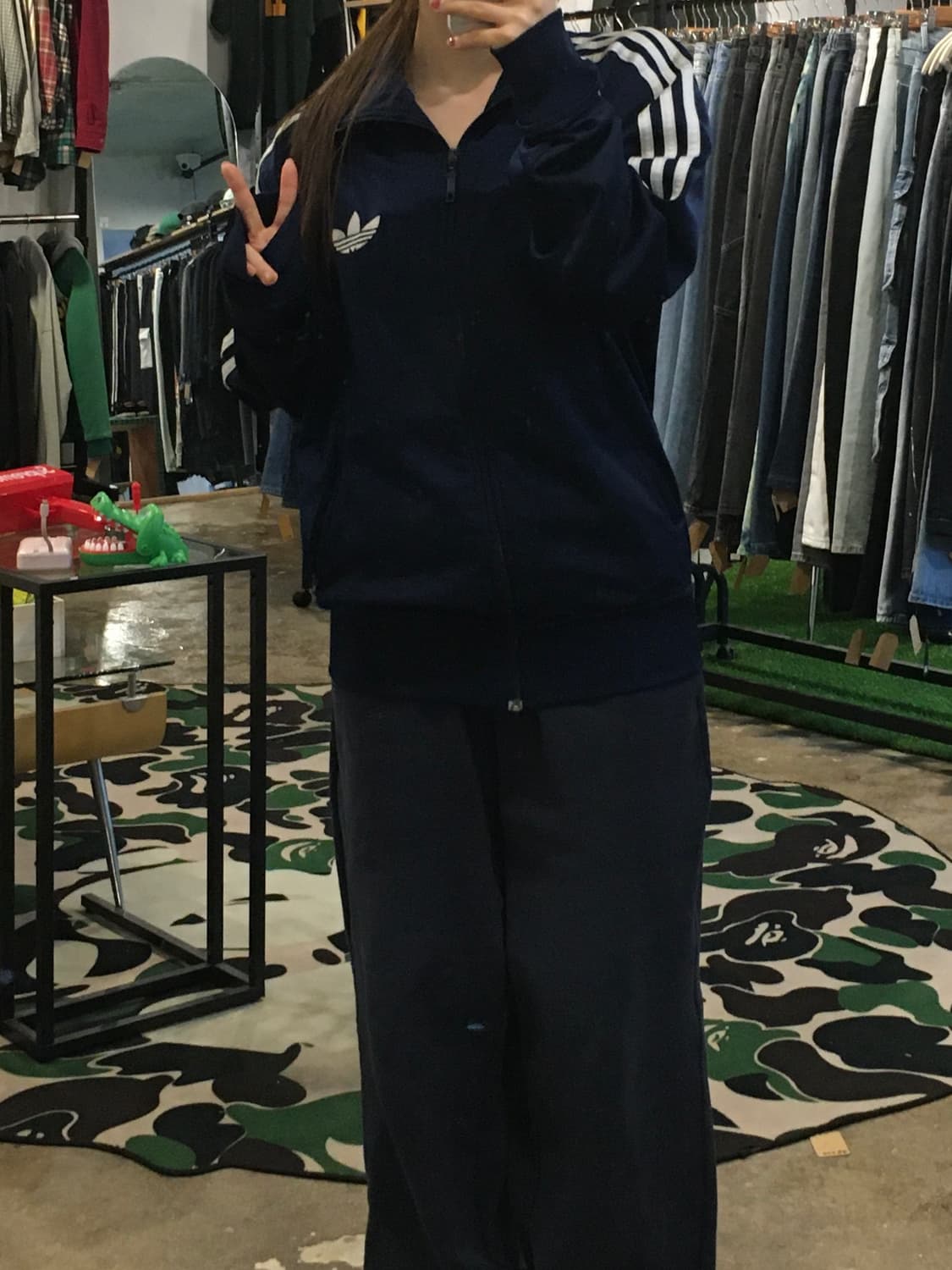 아디다스 구파이어버드 트랙탑 네이비 상품이미지6