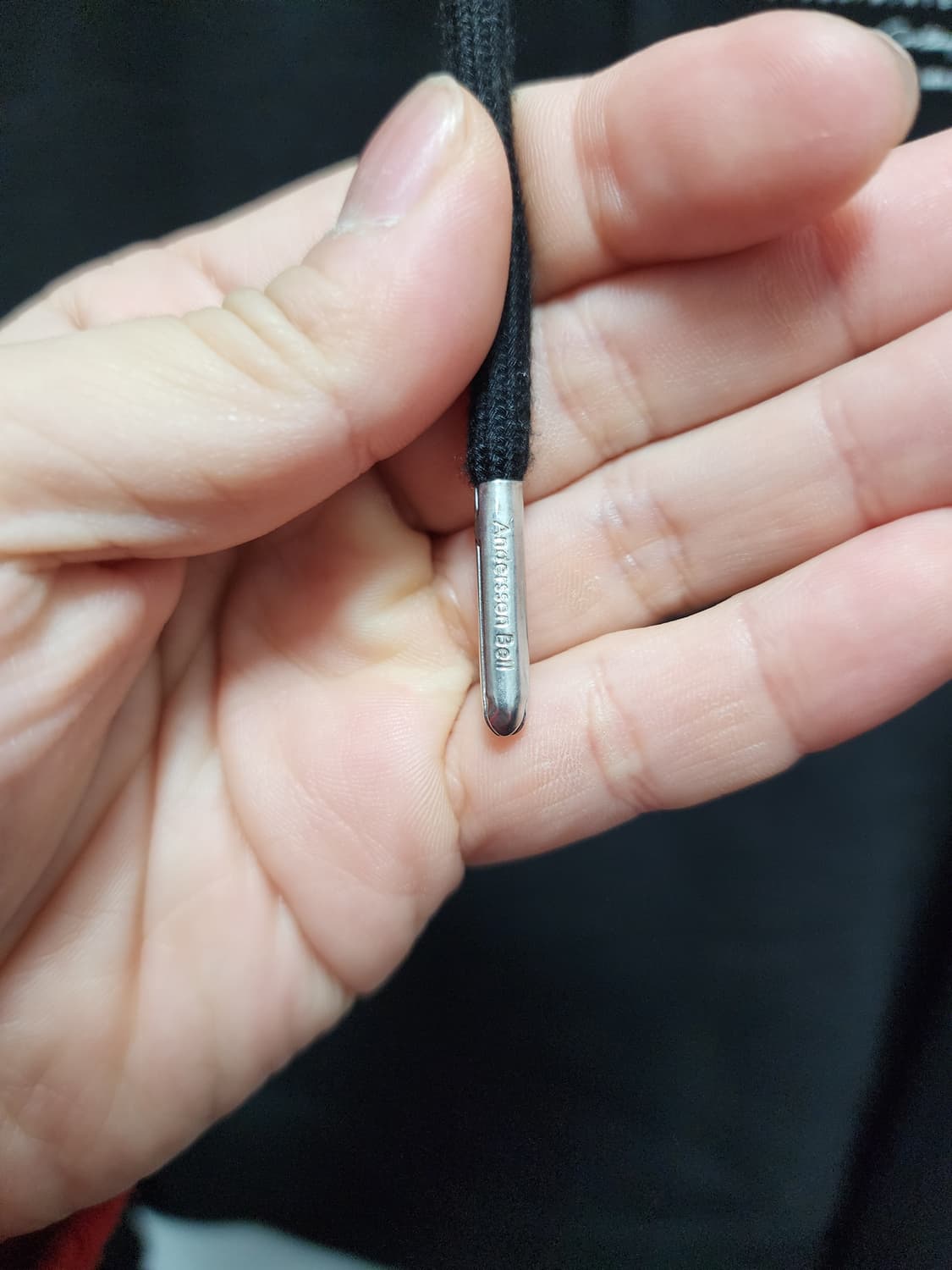 앤더슨벨 헤비코튼 레터링 후드티 상품이미지4