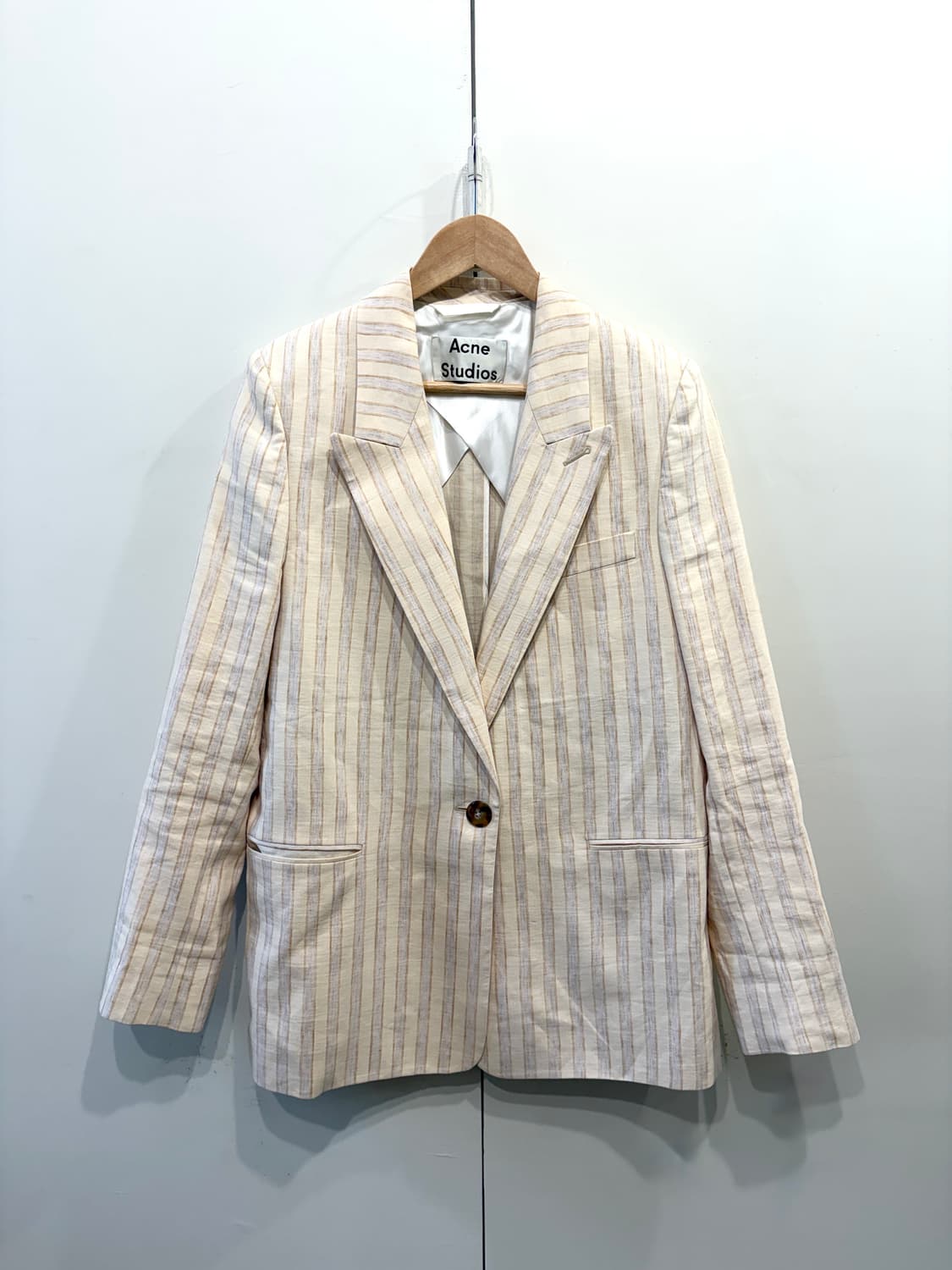 아크네 스튜디오 린넨 스트라이프 블레이저 셋업 상품이미지2