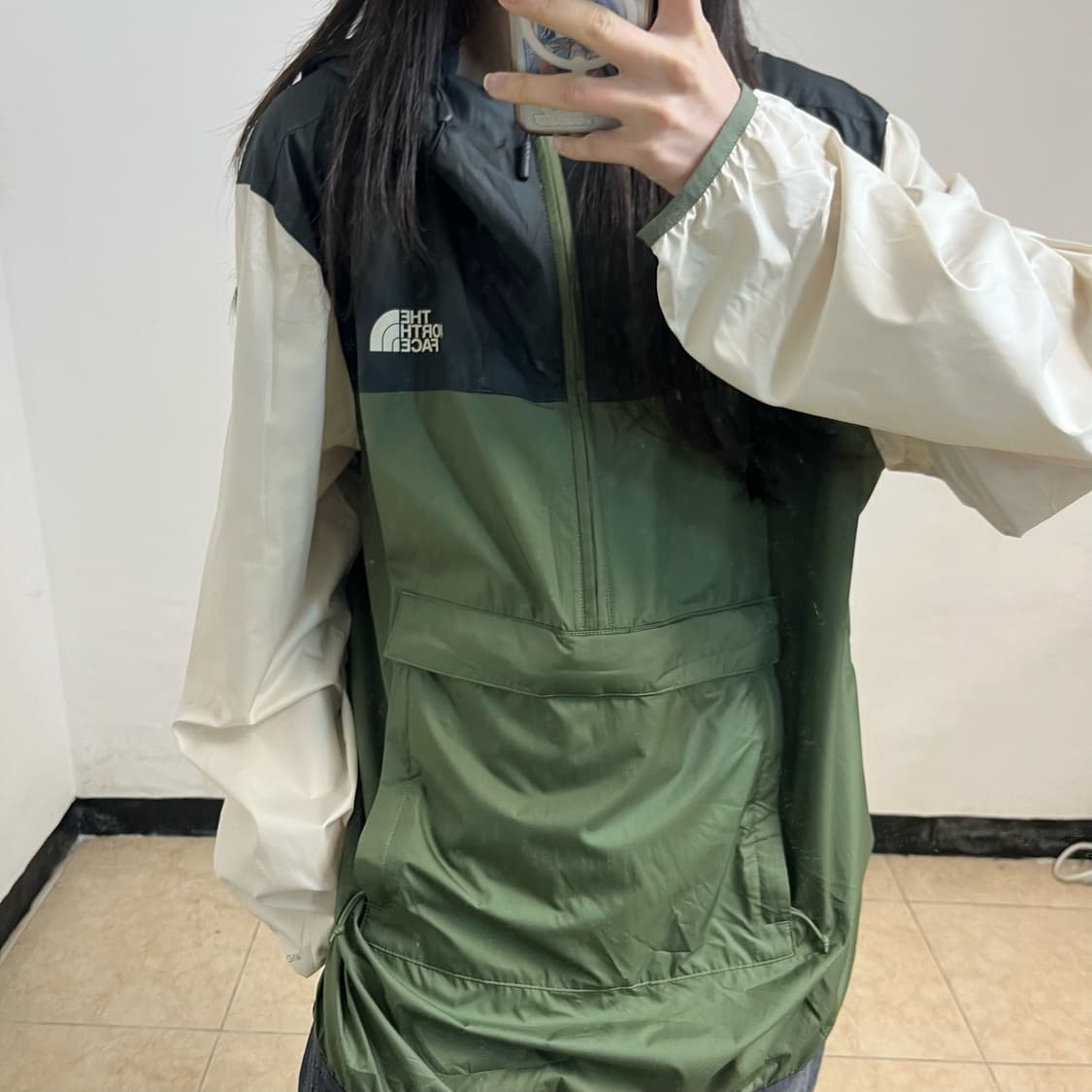 The North Face khaki anorak 상품이미지3