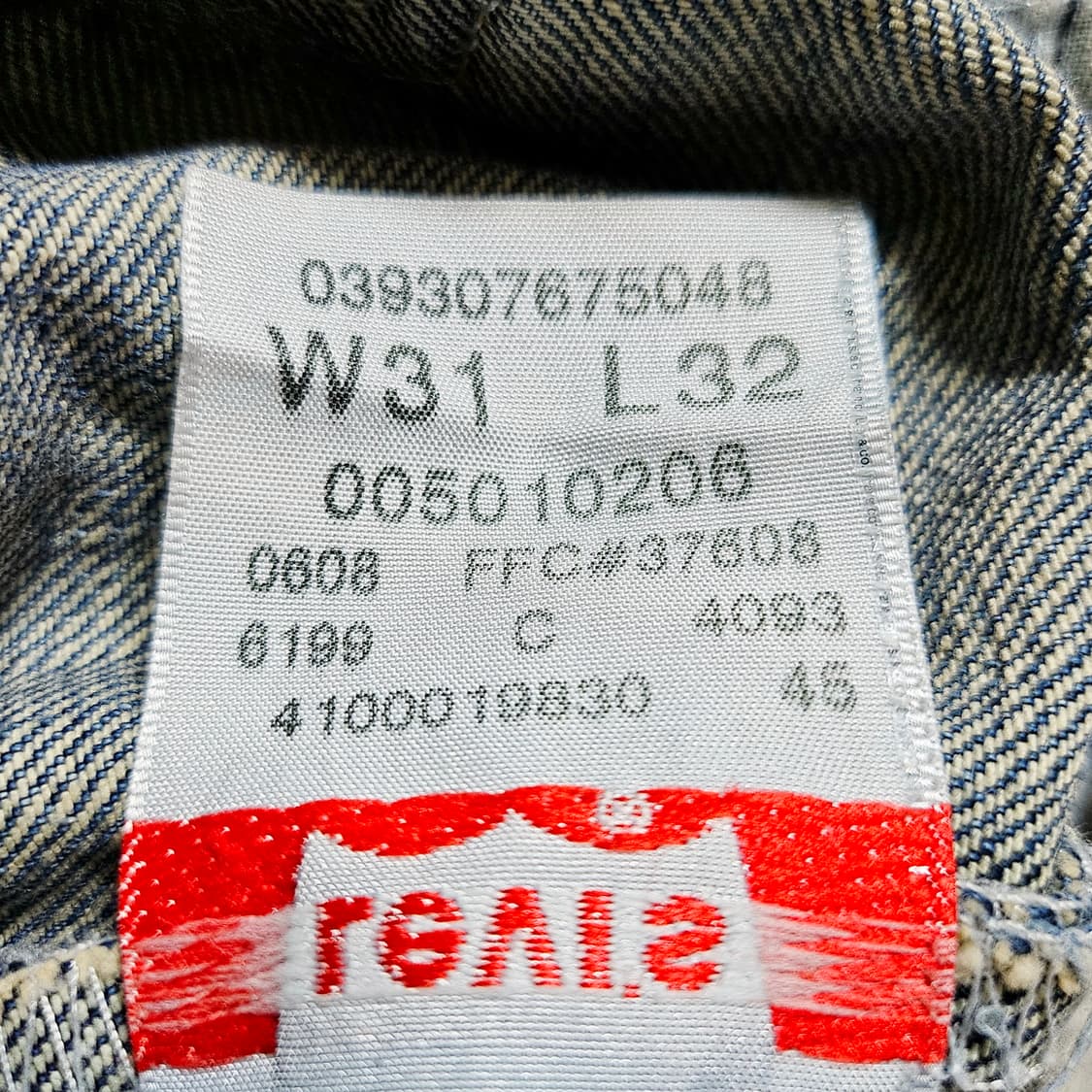 [31][리바이스]00's 501®오리지널 스트레이트 데님 진 상품이미지8